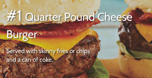 #1 Quarter Pound Cheese Burger