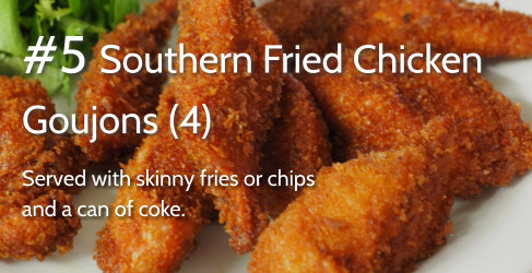 #5 Southern Fried Chicken Goujons (4)
