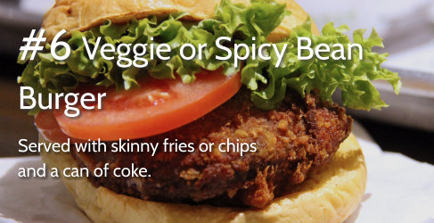 #6 Veggie or Spicy Bean Burger
